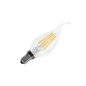 LED FILAMENT BT35 E14 4W 4000K FLAME gyertyaláng fényforrás