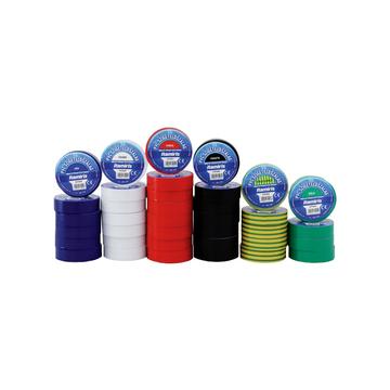 PVC szigetelőszalag 0,13mmx19mmx20m zöld-sárga