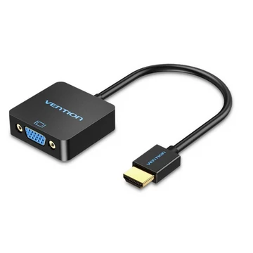 KONVERTER HDMI -> VGA, 0,15m, (+M USB/F & Aud Port), Vention