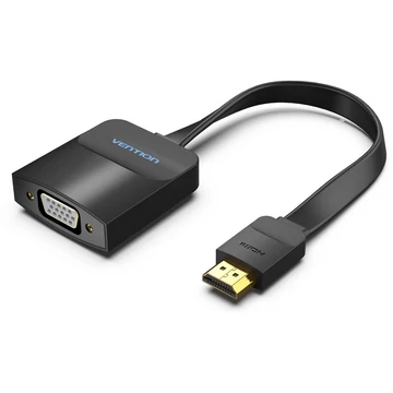 KONVERTER HDMI (lapos) -> VGA, 0,15m, Vention