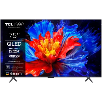 TCL 75P8K LED Televízió 189cm 4K QLED HDR Google TV