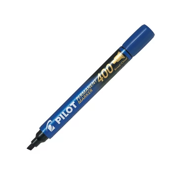 Alkoholos marker, 1,5-4 mm, vágott, PILOT "Permanent Marker 400", kék
