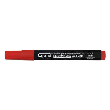 Alkoholos marker GRAND kerek piros