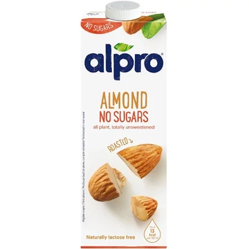 Növényi ital, cukormentes, dobozos, 1l, ALPRO, mandula