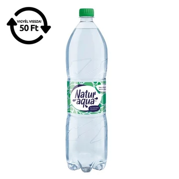 Ásványvíz enyhe NATURAQUA 1,5L DRS