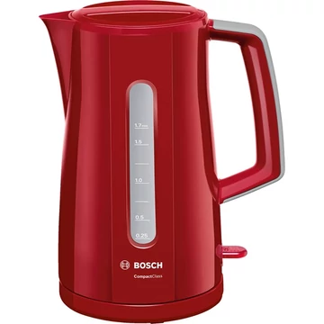 Bosch TWK3A014 CompactClass 1,7 l vörös vízforraló