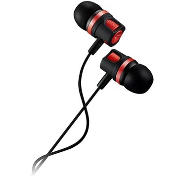 Fülhallgató CANYON CEP3R mikrofonos Black/Red