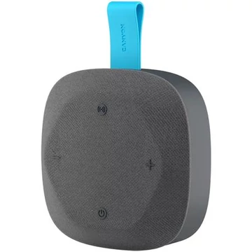 Hangszóró, hordozható, Bluetooth 5.3, CANYON "Hexagon 10", szürke-kék
