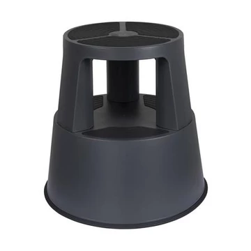 Gurulós polipropilén zsámoly, WEDO, sötétszürke