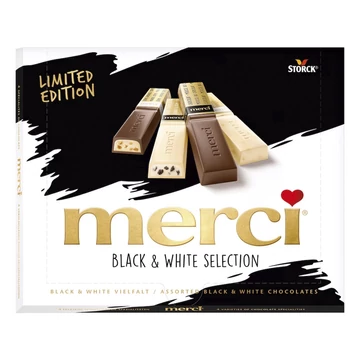 Csokoládé MERCI Black&amp;white 240 g