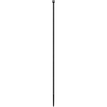 Kábelkötegelő, gyorskötöző, 2,5x200mm, DONAU "Tech", fekete