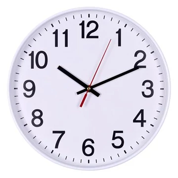 Falióra, 30 cm, OFFICE PRODUCTS, fehér keret