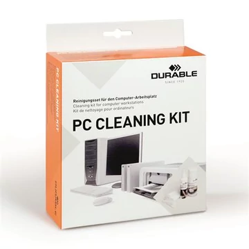 Tisztító szett, műanyag felületre, képernyőhöz, DURABLE