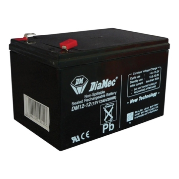 DIAMEC DM12-12/zárt/gondozásmentes/AGM/VRLA/SLA/akkumulátor
