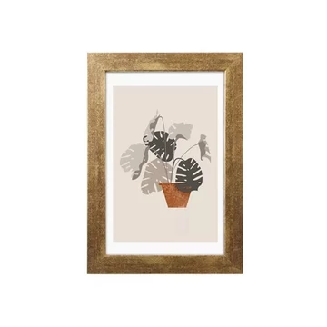 Képkeret, fa, 20x30 cm, "Goldbuch Ian", arany