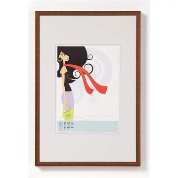 Képkeret, műanyag, 21x29,7 cm, "New  Lifestyle" bronz