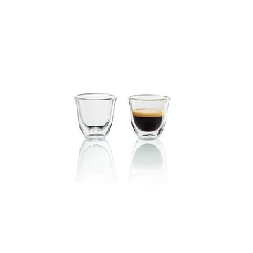 Delonghi eszpresszó pohár, 60 ml, átlátszó, 2db