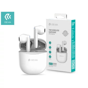 Devia ST351075 Bluetooth v5.0 Joy A10 Series TWS with Charging Case - fehér sztereó headset