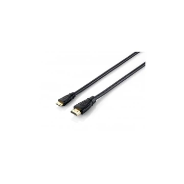 HDMI-mini HDMI kábel, 1 m, ethernet, EQUIP