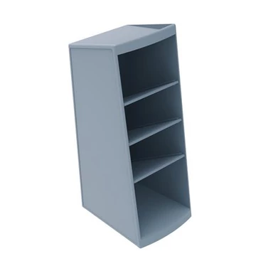 Asztali rendező, multifunkciós, EXACOMPTA "Autentic", kékeszöld