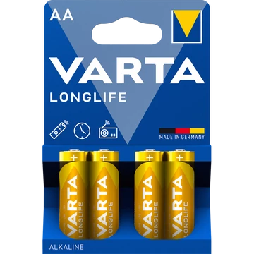 Elem, AA ceruza, 4 db, VARTA "Longlife"
