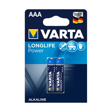 Varta 4903121412 Longlife Power AAA (LR03) alkáli mikro ceruza elem 2db/bliszter