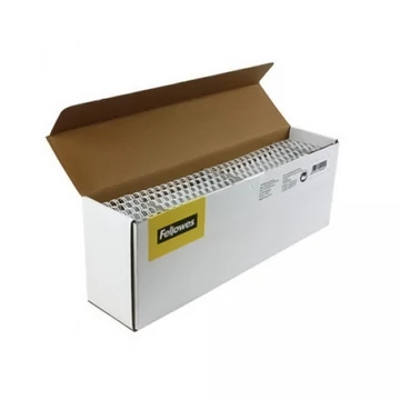 Spirál, fém, 3:1, 12mm, 81-100lap, FELLOWES, ezüst, 100db/doboz