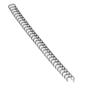 Spirál, fém, 3:1, 8mm, 36-50lap, FELLOWES, fekete, 100db/doboz