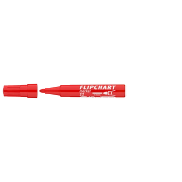 Flipchart marker, 1-3 mm, kúpos, ICO "Artip 11", piros