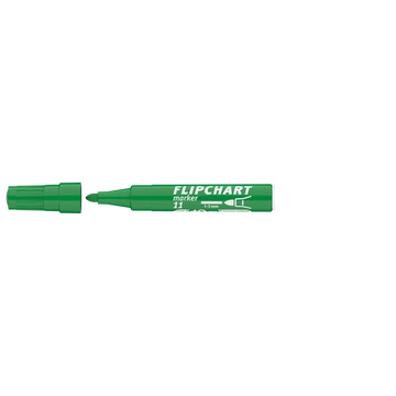 Flipchart marker, 1-3 mm, kúpos, ICO "Artip 11", zöld