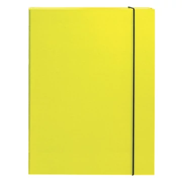 Füzetbox OPTIMA A4 3 cm-es gerinccel sárga