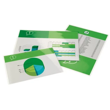 Meleglamináló fólia, 100mikron, A4, fényes, GBC, 100db/cs