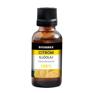 Citrom 100%-os tisztaságú illóolaj (10 ml)
