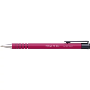 Golyóstoll, 0,7 mm, nyomógombos, PENAC "RB-085B", piros