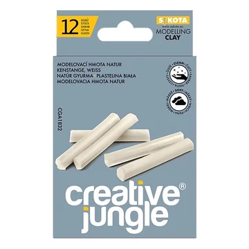 Gyurma CREATIVE JUNGLEgrey natúr 12 db/készlet