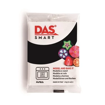 Gyurma DAS Smart süthető és modellező gyurma 57gr fekete