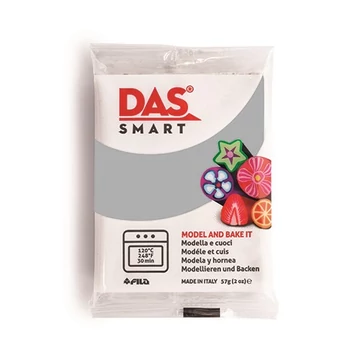 Gyurma DAS Smart süthető és modellező gyurma 57gr szürke