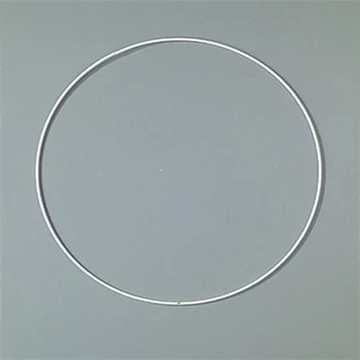 Fém karika, fehér, EFCO, 25 cm