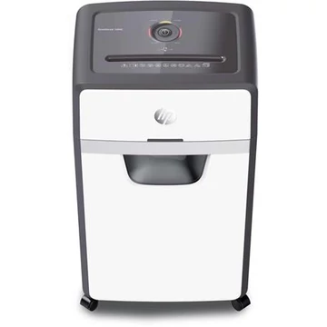 Iratmegsemmisítő, mikrokonfetti, 16 lap, HP "Oneshred 16MC", világosszürke