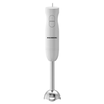Hausberg HB-7701AB 500W fehér üvegkancsóval, aprítóval 3in1 botmixer szett