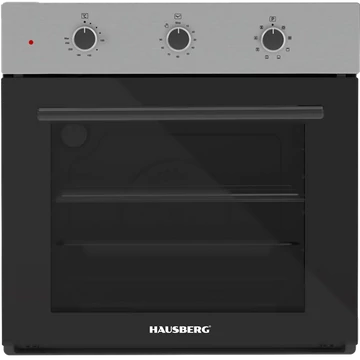 Hausberg HB-8044IN inox-fekete, beépíthető, sütőtér:58L, grill, hőlégkeveréses, sütő