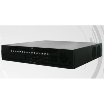 Hikvision NVR rögzítő - DS-9632NI-I8 (32 csatorna, 320Mbps rögzítés, H265, 8xSATA, HDMI+VGA,eSata,3xUSB,I/O,2xRJ45,Raid)