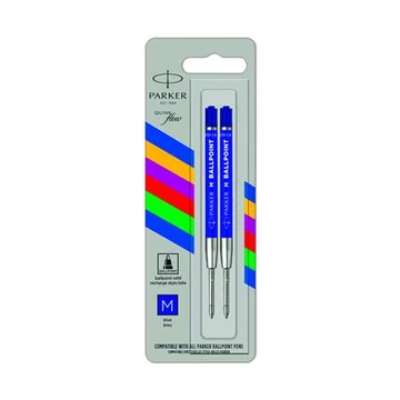 Golyóstollbetét, 1mm, M, economy, PARKER "Royal", kék, 2db/bliszt