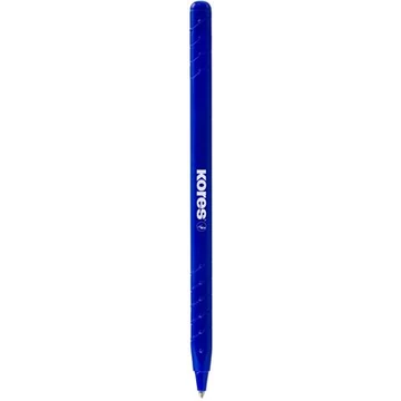 Golyóstoll, 1,0 mm, kupakos, háromszögletű, KORES "K0R-M", kék