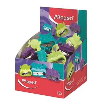 Hegyező display, egylyukú, MAPED "Vivo", szörny, vegyes színek, 65db/disp