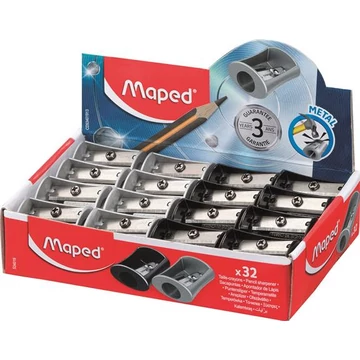 Hegyező display, egylyukú, fém, MAPED "Satellite", vegyes színek, 32db/disp