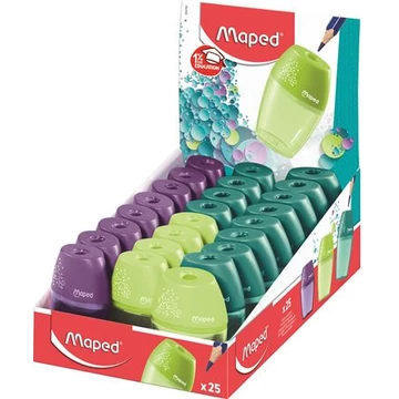 Hegyező display, egylyukú, tartályos, MAPED "Shaker", vegyes színek, 25db/disp