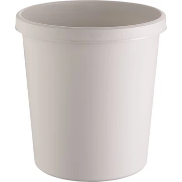 Papírkosár, 18 liter, HELIT, világos szürke