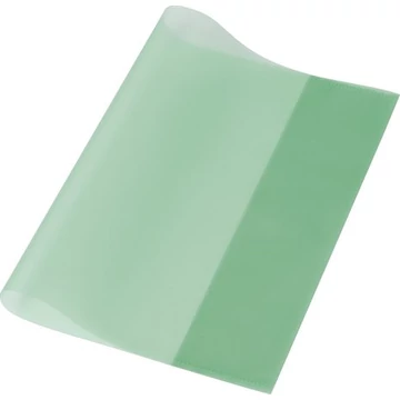 Füzet- és könyvborító, A4, PP, 80mikron, narancsos felület, PANTA PLAST, zöld, 10db/cs