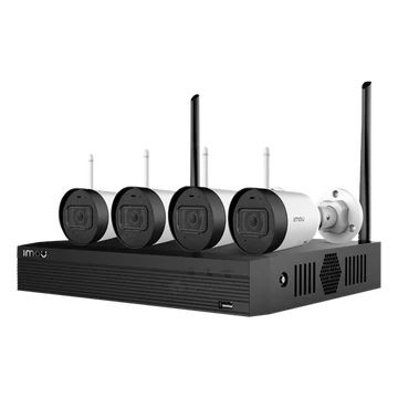 Imou IP wifi csőkamera szett - NVR1104/F22FE kit (4x 2MP-2,8mm, H265, mikr., FullColor + IR30m; 1x NVR 4csat, 1TB HDD)